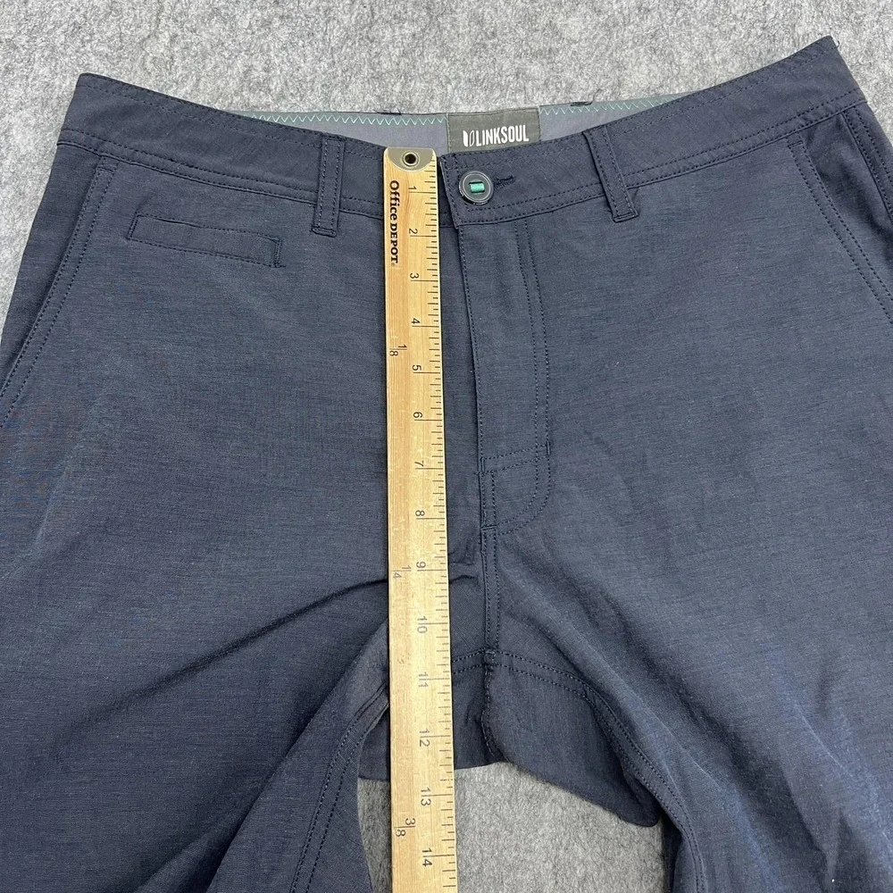 Linksoul Shorts Mens 33 Blue Chino 9